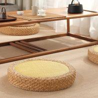 Đôn bệt tròn Nekio phong cách Tatami Nhật Bản 50x10cm