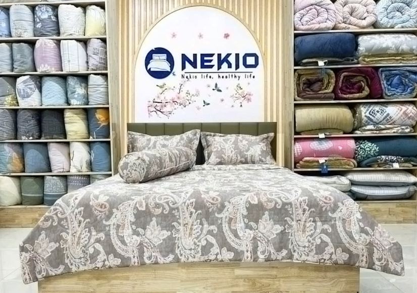 Bộ chăn ga Modal Họa Tiết Nâu